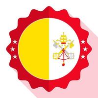 Vaticano ciudad calidad emblema, etiqueta, firmar, botón. vector ilustración.