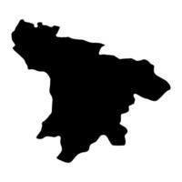 Santo Domingo de los Tsachilas Province map, administrative division of Ecuador. Vector illustration.