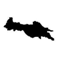 Sucumbios Province map, administrative division of Ecuador. Vector illustration.