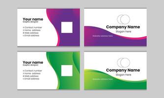 Business card design vector