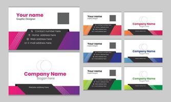 Business card design vector