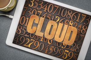cloud computing concept photo