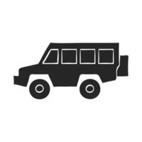 Hand drawn Offroad car vector illustration