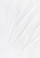 White Crumpled Paper Background photo