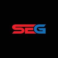 SEG Creative logo And  Icon Design vector