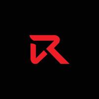 R Creative logo And  Icon Design vector