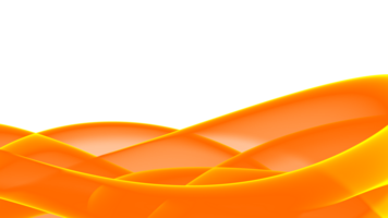 abstract transparant PNG achtergrond met oranje golven helling kleur dynamisch lijnen Hoes ontwerp