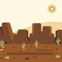 safari landscape illustration vector