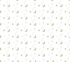 Twinkle gold baby seamless pattern with  star vector