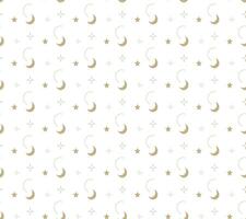 Twinkle gold baby seamless pattern with  star vector