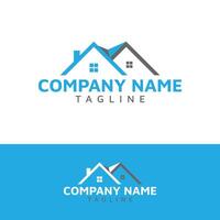 Monogram Logo Design for Real Estate company vector