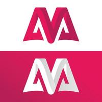 Modern Design Template. Abstract M letter logo template vector