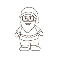 el ilustración de pequeño Papa Noel vector