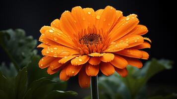 AI generated fragrance orange flower ai generated photo