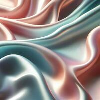 AI generated Draped silk background . photo