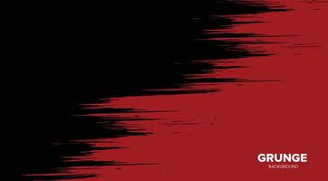 Red and Black Abstract Grunge Background vector