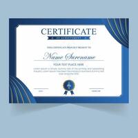 Modern Vector Certificate Design Template