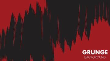 Red and Black Abstract Grunge Background vector