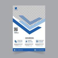 Print Ready Customizable Corporate Business Flyer Design Templates vector