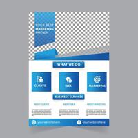 Print Ready Customizable Corporate Business Flyer Design Templates vector