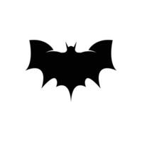Bat wing silhouette icon and symbol vector template illustration
