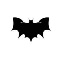 Bat wing silhouette icon and symbol vector template illustration