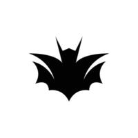Bat wing silhouette icon and symbol vector template illustration