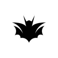 Bat wing silhouette icon and symbol vector template illustration