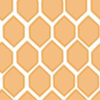 Honeycomb flat design seamless pattern vector