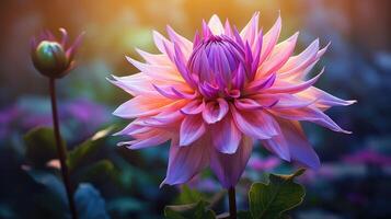 AI generated bloom wild flower ai generated photo