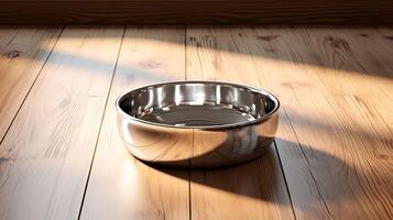 AI generated drink dog water bowl ai generated photo