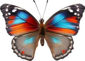 AI generated Colorful and elegant butterfly image. png