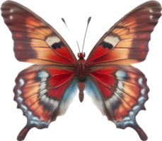 AI generated Colorful and elegant butterfly image. png