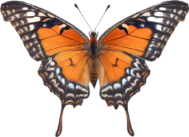 AI generated Colorful and elegant butterfly image. png