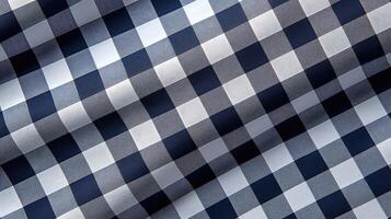 AI generated fashion navy gingham ai generated photo