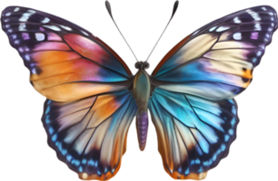 AI generated Colorful and elegant butterfly image. png