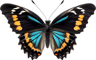 ai gerado colorida e elegante borboleta imagem. png