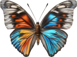 AI generated Colorful and elegant butterfly image. png