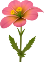 ai gegenereerd sleutelbloem clip art. een schattig sleutelbloem bloem icoon. png