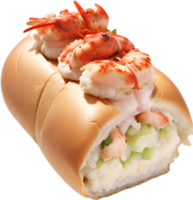 AI generated Lobster Rolls icon, a cute colorful Lobster Rolls icon. png