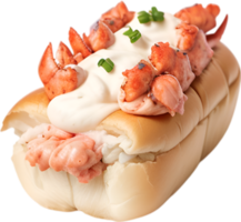 AI generated Lobster Rolls icon, a cute colorful Lobster Rolls icon. png