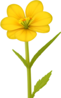 ai gegenereerd sleutelbloem clip art. een schattig sleutelbloem bloem icoon. png