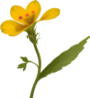 ai gerado prímula clipart. uma fofa prímula flor ícone. png