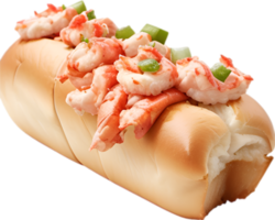 AI generated Lobster Rolls icon, a cute colorful Lobster Rolls icon. png