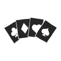 Hand drawn Playing cards vector illustration