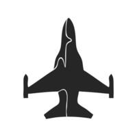Hand drawn Fighter jet vector illustration