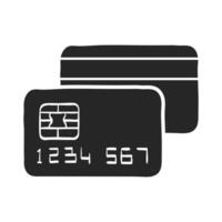 Hand drawn Credit card vector illustration