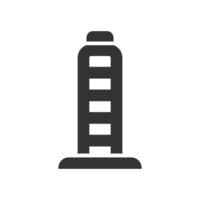 Outline Icon - Traffic cone vector