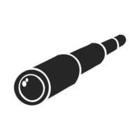 Hand drawn telescope vector illustration