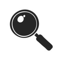 Hand drawn Magnifier vector illustration